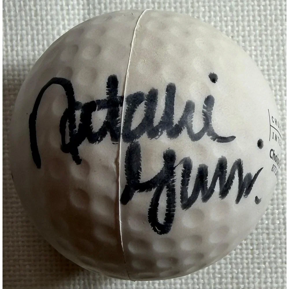Natalie Gulbis Signed Golf For Women Magazine 2007 & Autographed LPGA Golf Ball